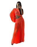 Bronx & Banco coral gown long Dress