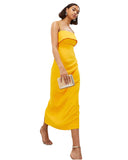 ASOS yellow Dress New