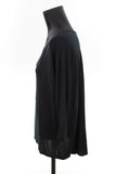 Maje black asymmetrical top