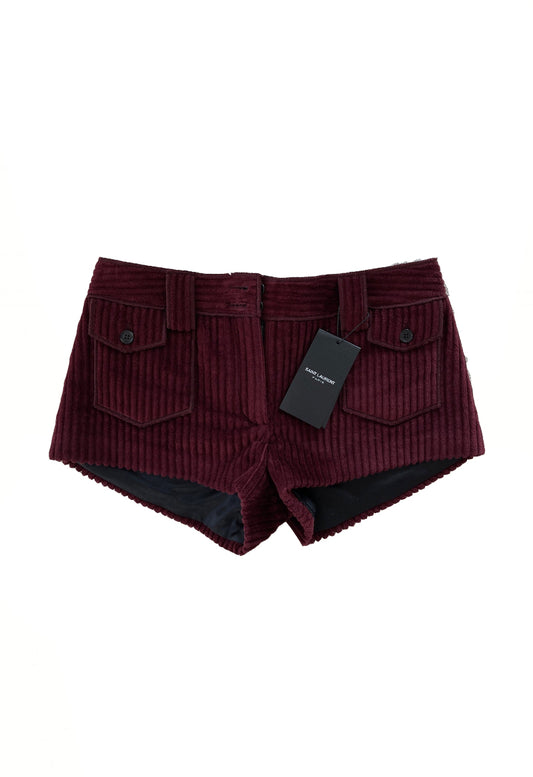 Saint Laurent velvet shorts