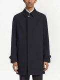 Zegna Trofeo elements black trench coat