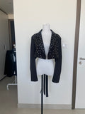 Revolve Blazer in black with gems