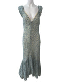 Ralph Lauren Blue Floral Maxi Dress