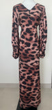 Nb boutique cheetah print long Dress