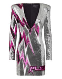 Philipp Plein Thunder Mini dress