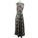 Alice + Olivia by Stacy Bendet A-line black and beige dress gown