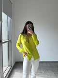 Falconeri green button up Blouse