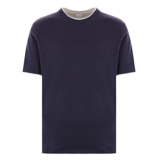 Eleventy blue cotton t-shirt