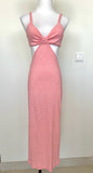 Manera Odevatca long light pink dress