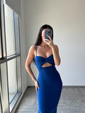 Blue Midi Dress