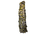 Missoni Yellow And Black Tiger Print Silk Strapless Tansy Midi Dress