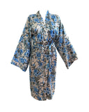 Madi With Love blue floral cover up