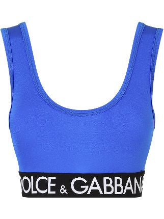 Dolce&Gabbana blue sports bra