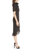 Ulla Johnson black one shoulder midi dress