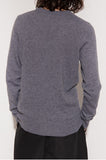 New Emporio Armani gray knitted sweater