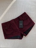 Saint Laurent velvet shorts