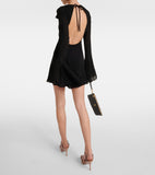 SAINT LAURENT Draped minidress