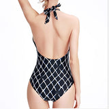 Chanel navy blue one-piece swimsuit