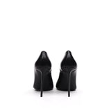 Saint Laurent Zoe Bow Leather Heels