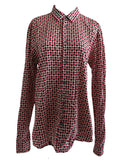 Moschino card print blouse Top