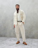 Brunello Cucinelli off white corduroy shirt