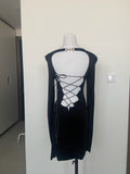 Philipp Plein black crisscross Dress