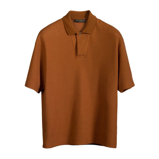 Loro Piana brown polo shirt