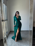 Ana Radu green long Dress