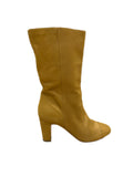 Chanel mustard yellow boots