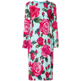 Dolce & Gabbana Turquoise dress with flowers