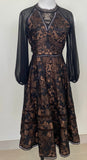 Marchesa Notte black lace Dress