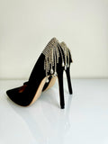 Maison D’AngelAnn black dangling stiletto