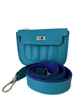Hermes Berline Bag 21 Blue with long strap