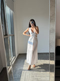 Manera Odevatca white long Dress