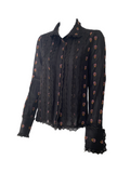 See by Chloe Ruffled Fil Coupe Blouse