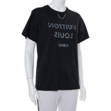 Louis Vuitton Black Icons Printed Cotton Crewneck T-Shirt