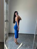 Blue Midi Dress