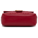 Gucci Marmont Matelasse Red Shoulder Bag