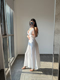 Manera Odevatca white long Dress