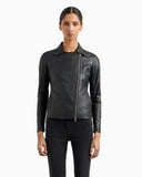 Emporio Armani SEMI-ANILINE LAMBSKIN JACKET