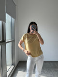 Brunello Cucinelli yellow top