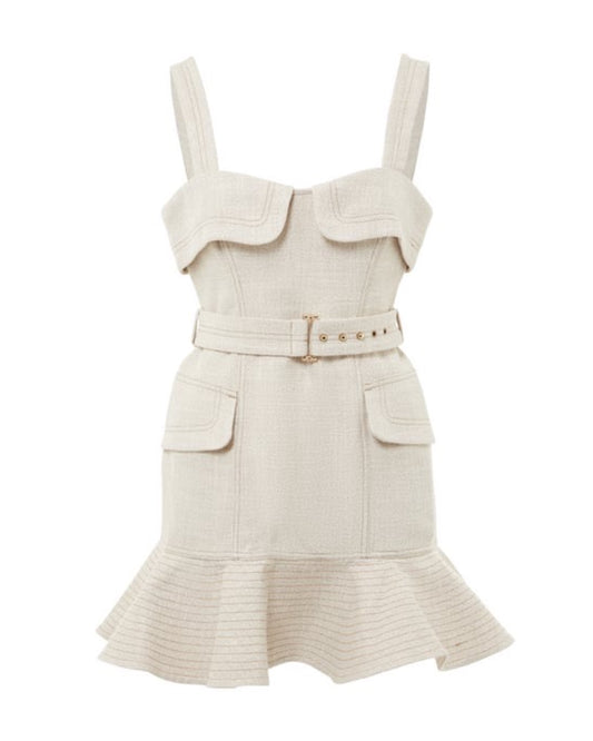 Acler manning mini belted dress