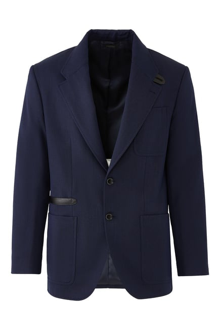 Brioni navy blue blazer jacket