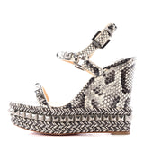 Christian Louboutin Python Wedge sandals