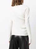 EUDON CHOI Asyetric-Neck Knitted Sweater