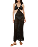 Manera Odevatca knitted long beach dress