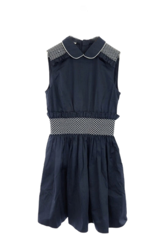 Miu Miu blue cotton cocktail dress