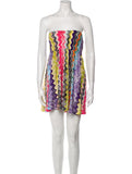 Missoni printed tube mini dress