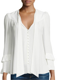 Derek Lam 10 Crosby White Blouse