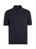 Ermenegildo Zegna navy blue blue polo shirt